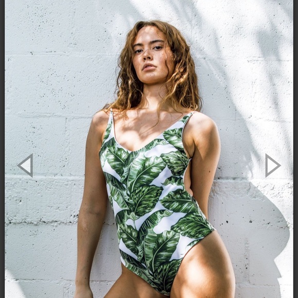 Tropical One Piece Swimsuit - Picture 1 of 2